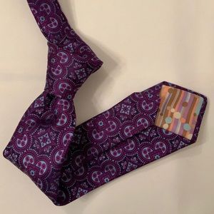 Ted Baker London Textured Purple/Blue Tie